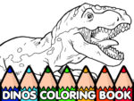 Dinozorlar Boyama Kitabı