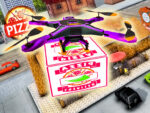 Drone pizza dağıtım simülatörü